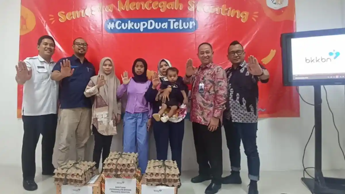 BKKBN Bersama Tribun Banten Gelar Semesta Cegah Stunting Cukup Dengan Dua Telur