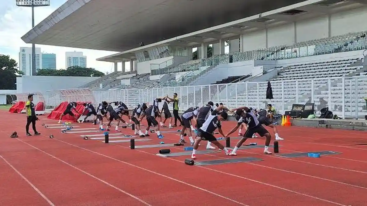 Jelang Hadapi Iran, Skuad Garuda Muda Fokus Latihan Taktik Hingga Sesi Psikologi