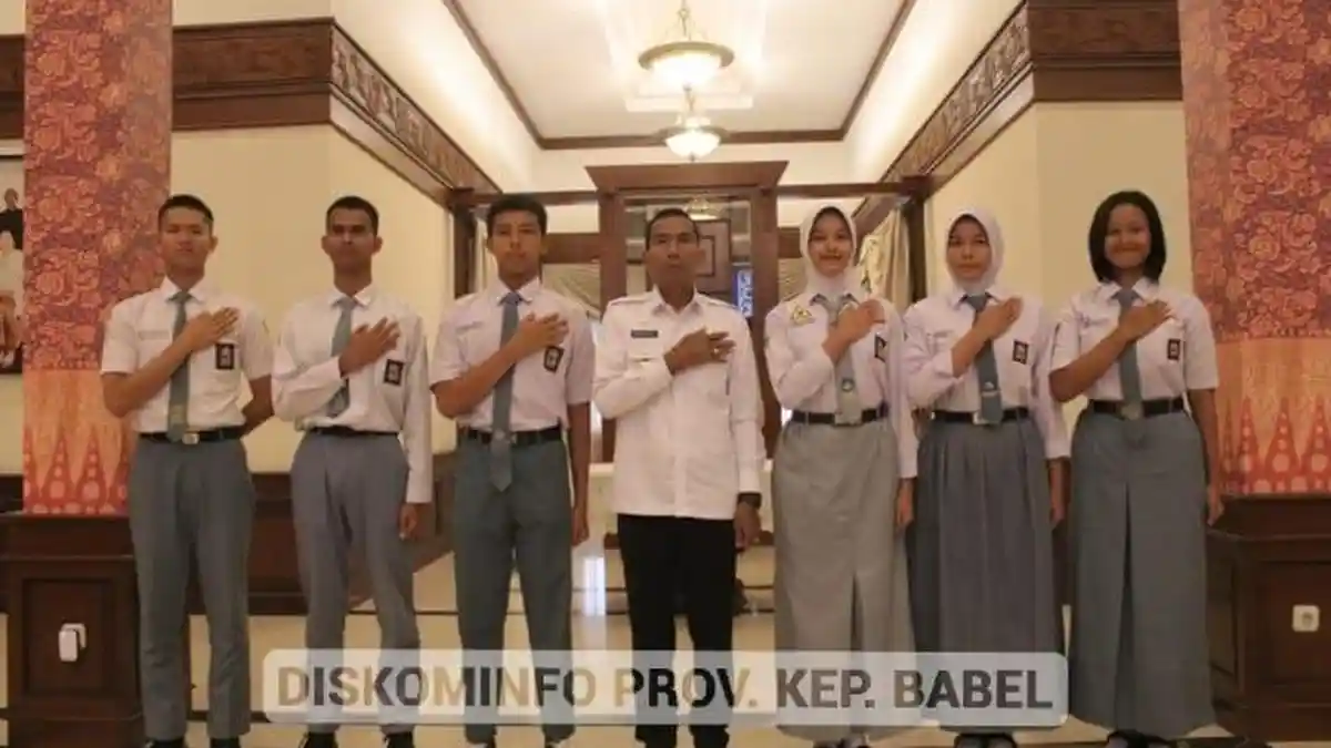 6 Calon Paskibraka Nasional Asal Bangka Belitung Dikirimkan ke BPIP