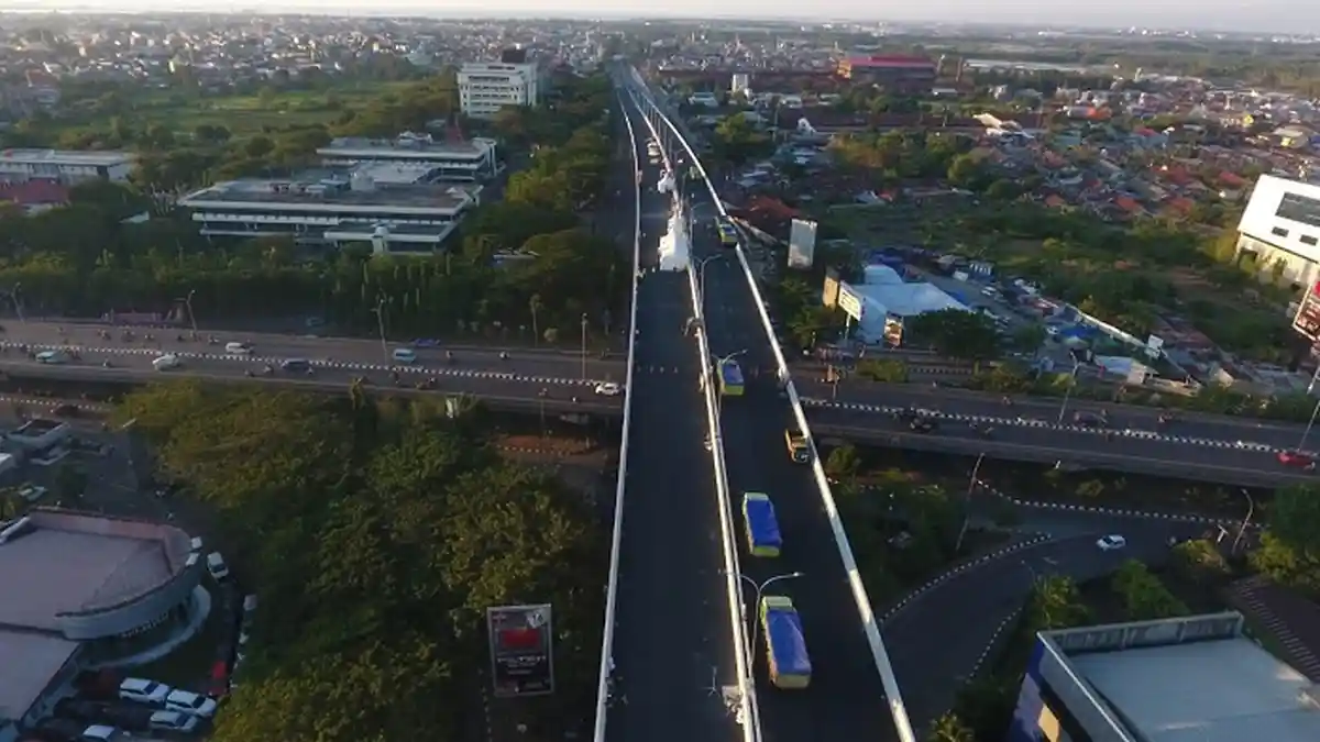 Wika Beton Lakukan Traffic Management Loading Test, Cek Pengalihan Lalu Lintas di Flyover Makassar