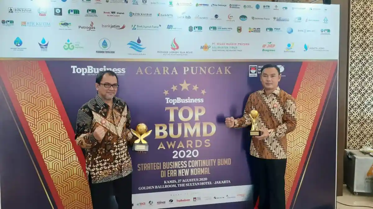 VIDEO: Perumdam TKR Tangerang Sabet Penghargaan BUMD Terbaik Nasional