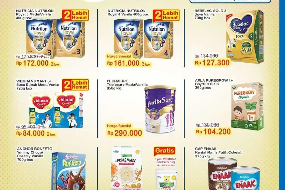 Promo Heboh dan Super Hemat Indomaret Tinggal 2 Hari, Ada Diskon Minyak Goreng, Susu hingga Popok