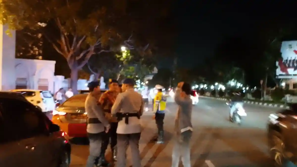 Gempur Balap Liar, Polresta Barelang Kerahkan 25 Personel Patroli Malam di Batam Center