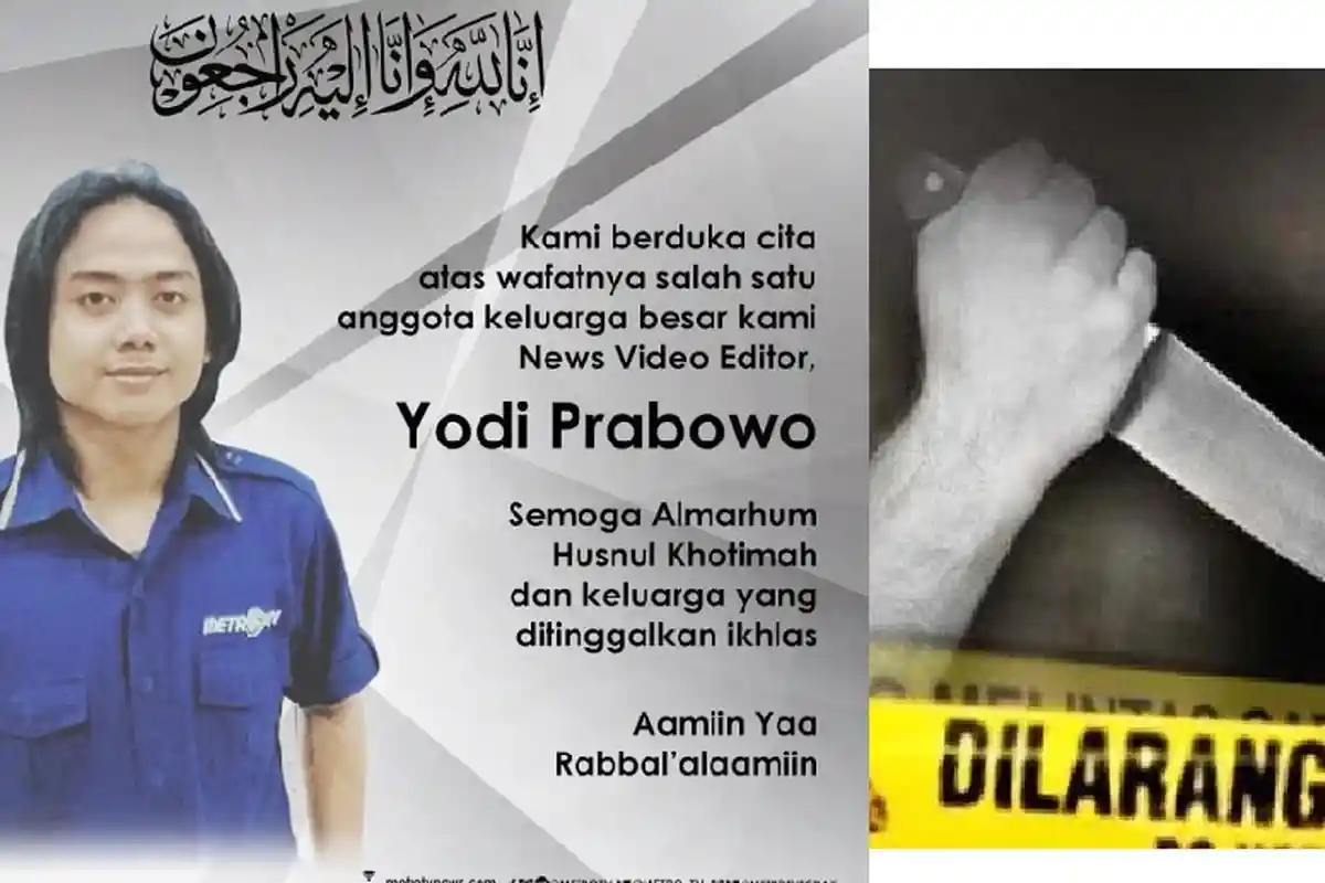 Rambut & Sidik Jari di Pisau Milik Editor Metro TV, Polisi Ungkap Misteri Lebam di Bahu Yodi Prabowo
