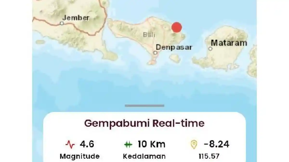 165 Rumah Rusak Akibat Gempa di Bali, Kerugian Ditaksir Hingga Rp 946 Juta