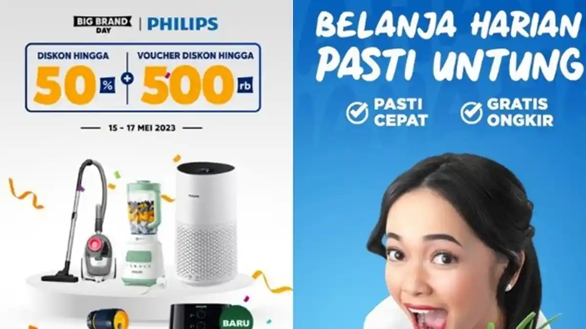 Promo Blibli Hari Ini 16 Mei 2023, Diskon 50 Persen Produk Elektronik dan Sembako