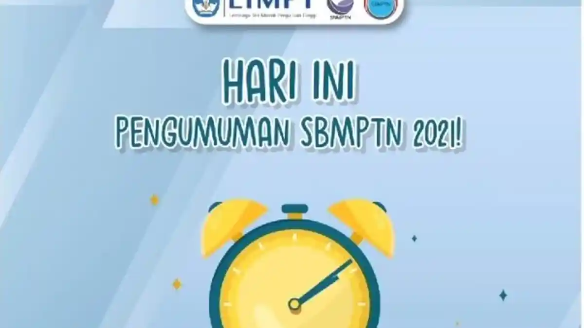 SBMPTN 2021 Sudah Diumumkan, Ini Cara Cek Hasil Pengumumannya, Bisa Dicek di 29 Link Miror Berikut