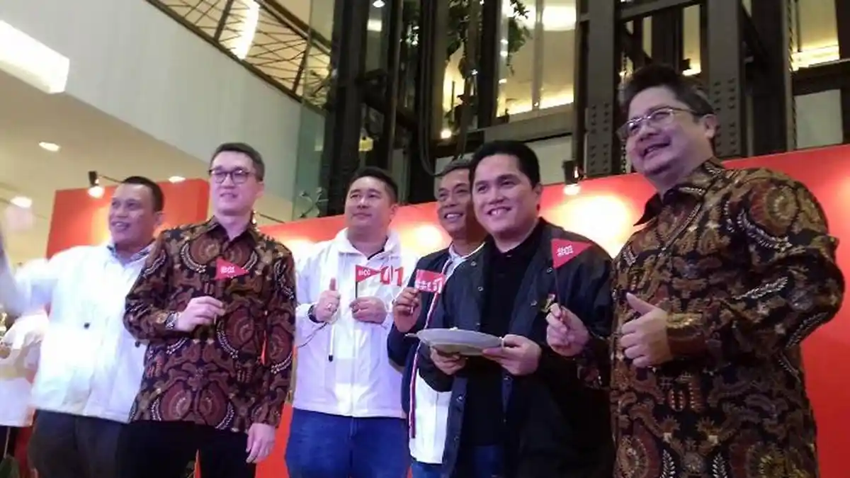 Erick Thohir Resmikan Merchandise Khusus Pasangan Calon 01 Jokowi-Ma'ruf Amin