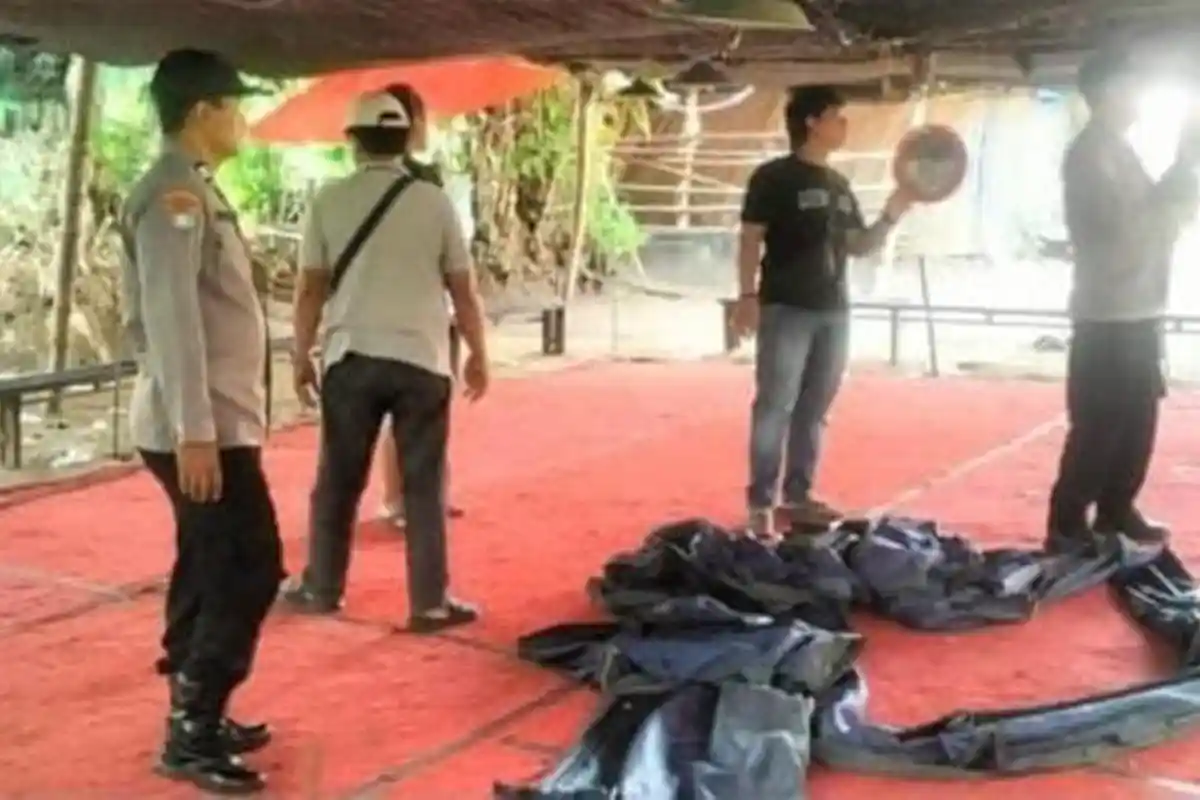 Polres Nganjuk Bongkar Lokasi Diduga Arena Judi Sabung Ayam di Ngronggot