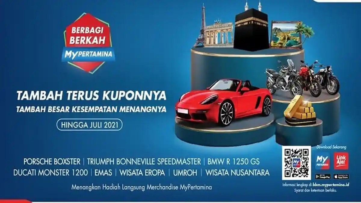 MULAI KINI Minta Struk BBM di SPBU, Pertamina Bagi-bagi Bonus: Pilih Porsche atau Emas: Caranya?