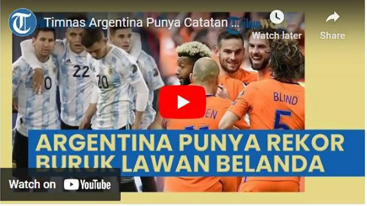 Live Streaming SCTV Piala Dunia 2022 Belanda Vs Argentina: Line Up Susunan Pemain Kedua Tim