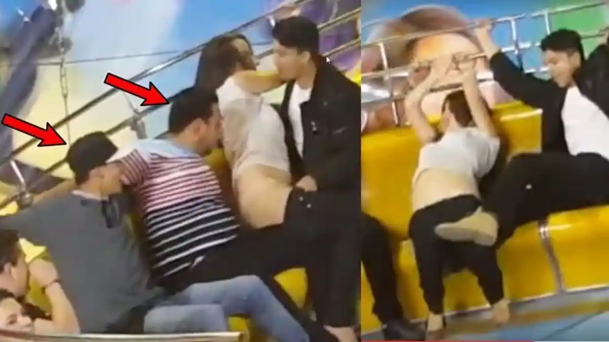 Naik Wahana, Celana Perempuan Ini Melorot Hingga Terjadi Hal Paling Memalukan