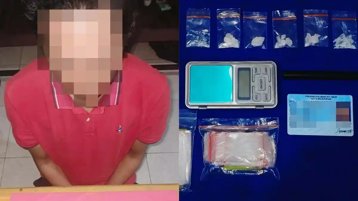 Diduga Hendak Jual Sabu di Komplek Perum Guru Balikpapan, Pria Ini Diamankan Polisi