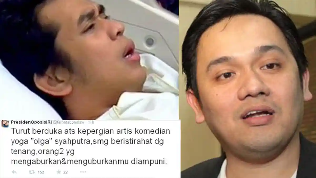 Kicauan Soal Kabar Duka Cita Olga Netizen Kecam Farhat Abbas