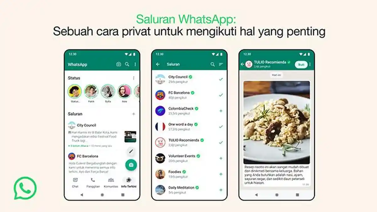 Saluran WhatsApp Resmi Diluncurkan, Fitur Baru WA Ini untuk Apa?