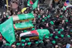 Ribuan Orang Iringi Pemakaman Wakil Pemimpin Hamas