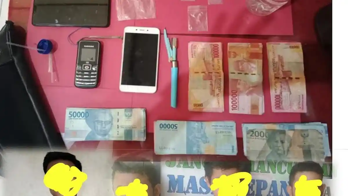 Gunakan Narkoba di Bantaeng, 4 Pelaku Diancaman 20 Tahun Penjara