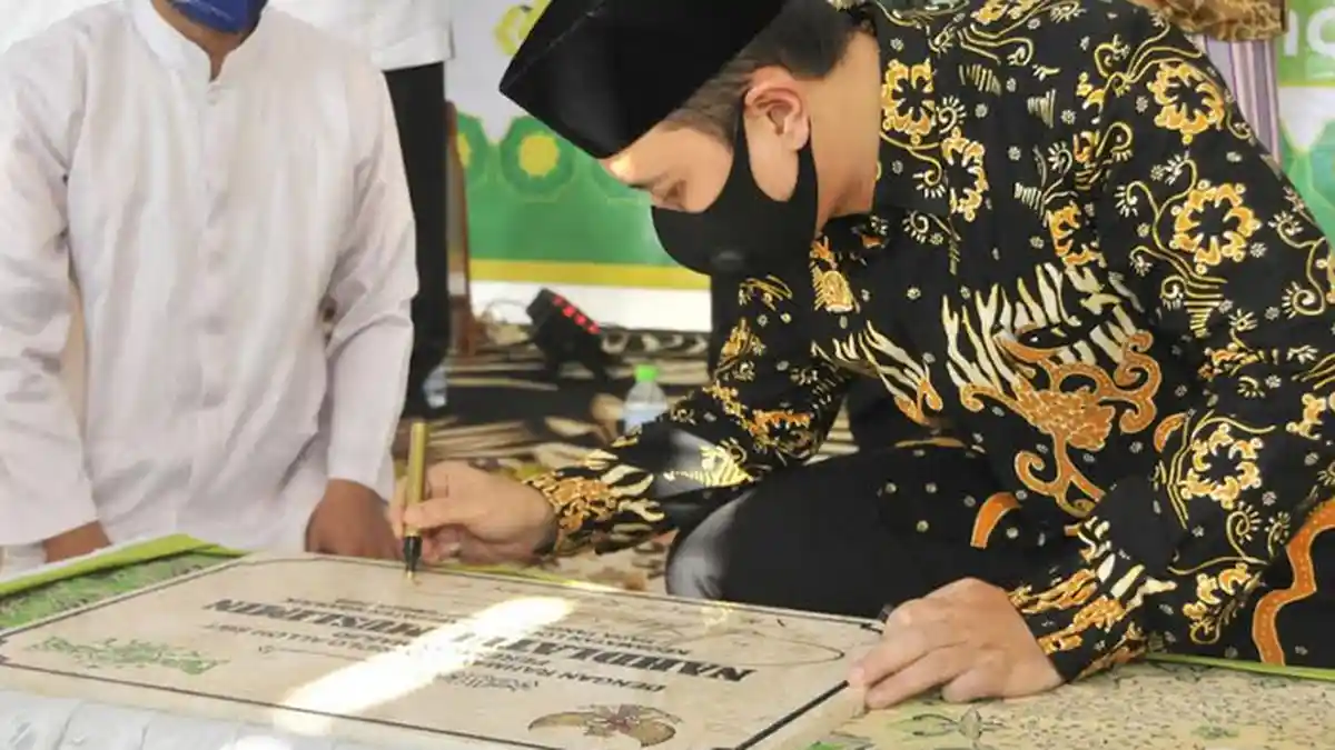 Resmikan Kantor MWC NU Kecamatan Loceret, Bupati Nganjuk Ingatkan Ini
