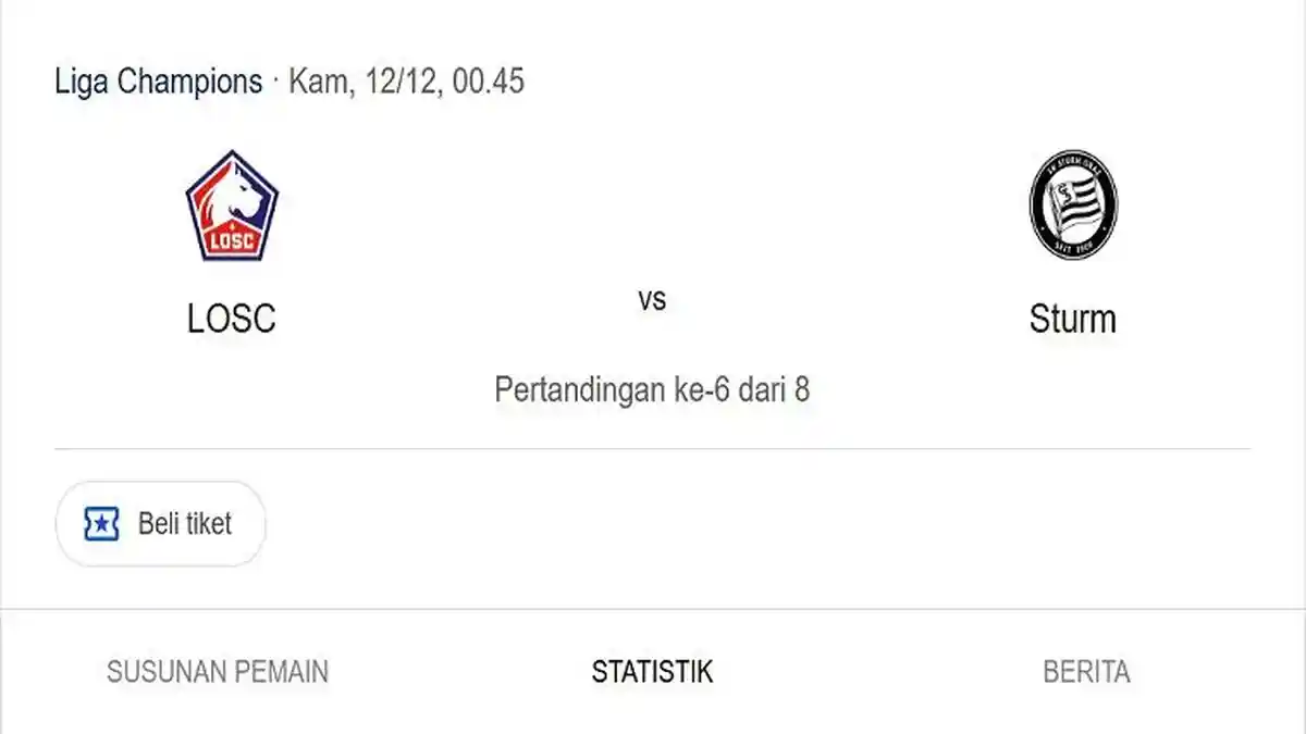 Prediksi Skor dan Susunan Pemain Lille vs Sturm Graz, Adu Tajam David dan Jatta