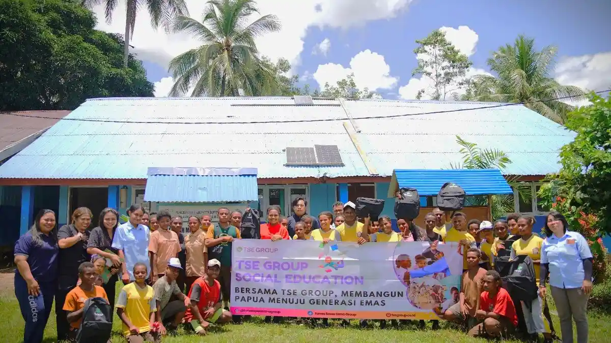 Program Edukasi Sosial TSE Group Mendapat Respons Positif Siswa di Kabupaten Boven Digoel