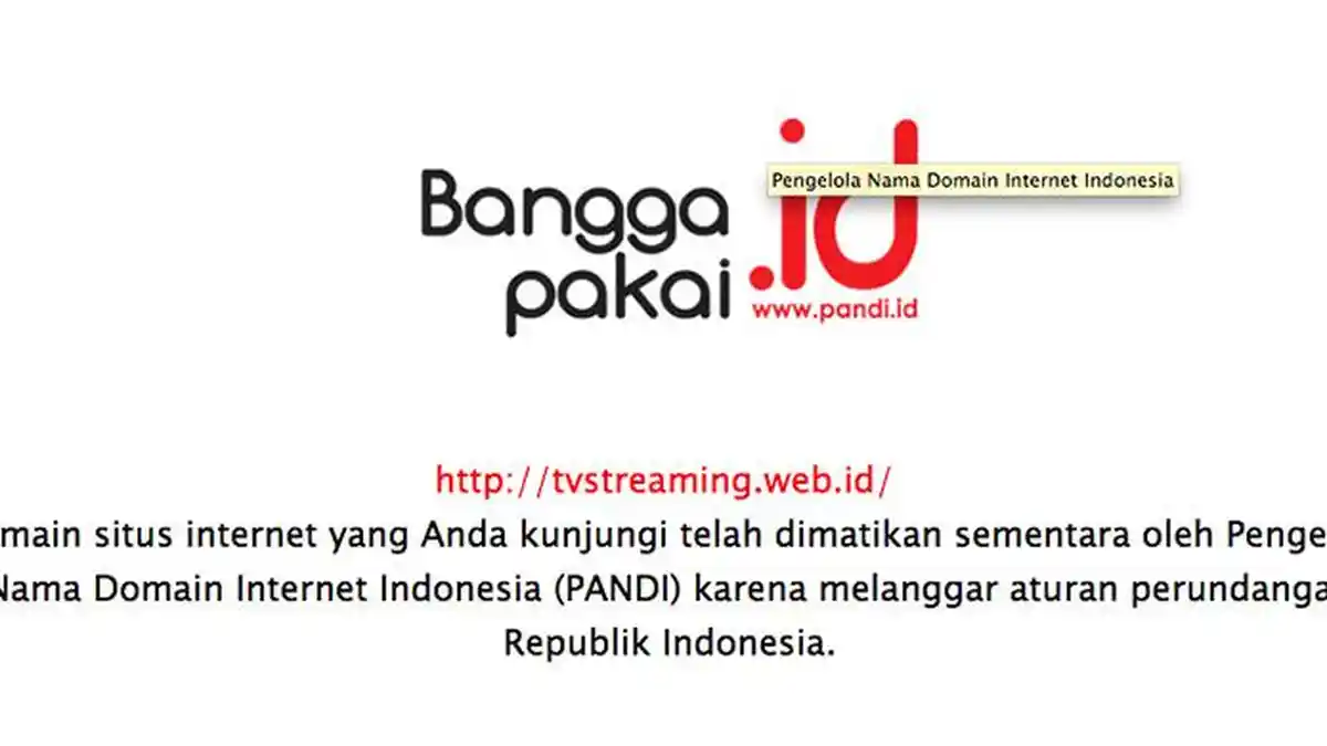 Dua Situs Berdomain .id yang Diduga Berkonten Porno dan Judi Di-suspend