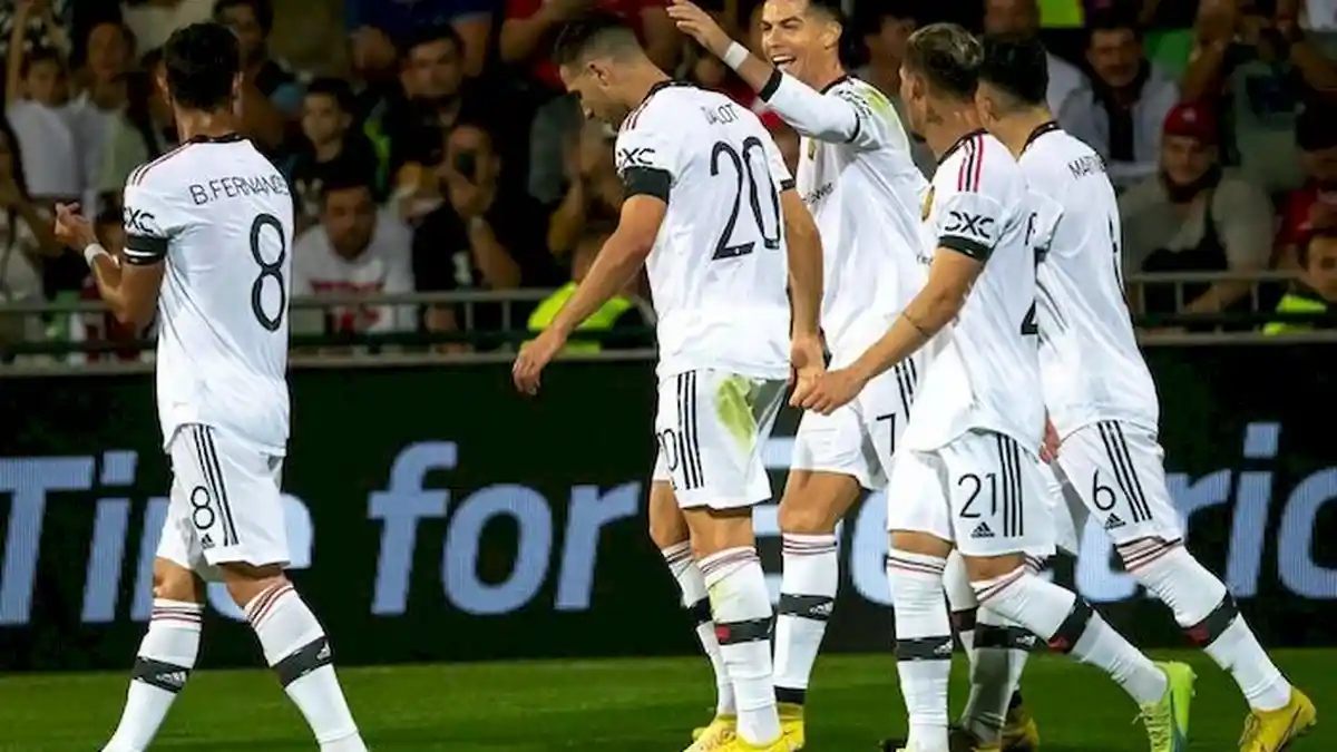 Hasil Sheriff Tiraspol vs Manchester United, Cristiano Ronaldo Sangat Senang Bisa Mencetak Gol