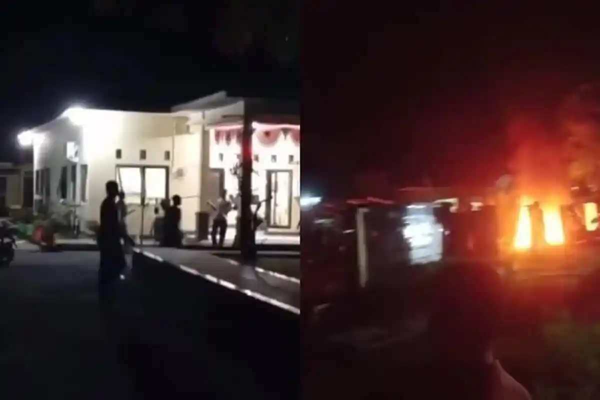 Viral Polsek Kayangan di Lombok Utara Digeruduk Warga dan Dirusak Diduga Dipicu ASN Dituding Mencuri