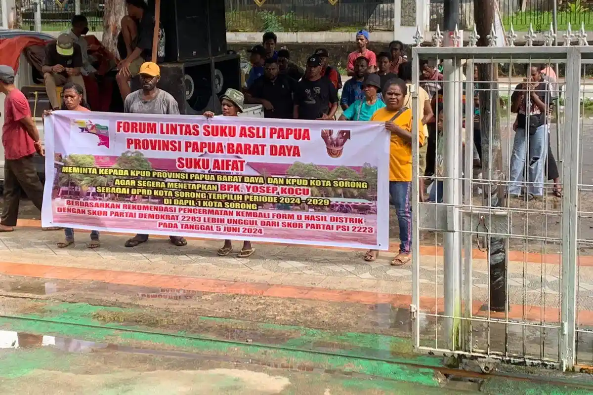 Forum Lintas Suku Mengadu ke KPU Papua Barat Daya soal Dugaan Maladministratif Pemilu 2024