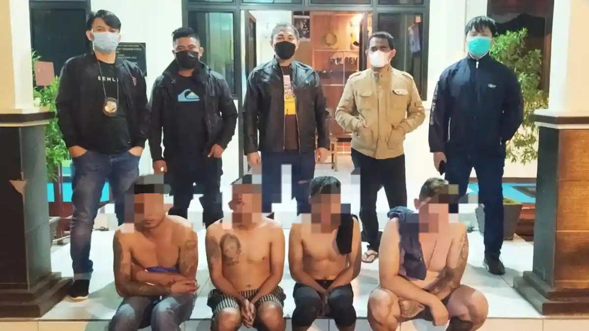 Terlibat Perkelahian, Fatoni Cs Dibekuk Totosik Polres Tomohon