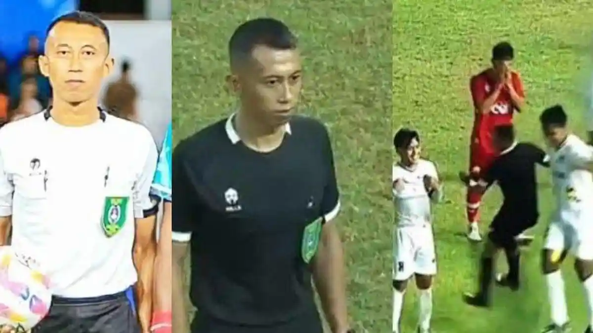 SOSOK Eko Agus Sugiharto, Wasit Kontroversi yang Kena Bogem Pemain Sulteng, Profesi Aslinya Terkuak