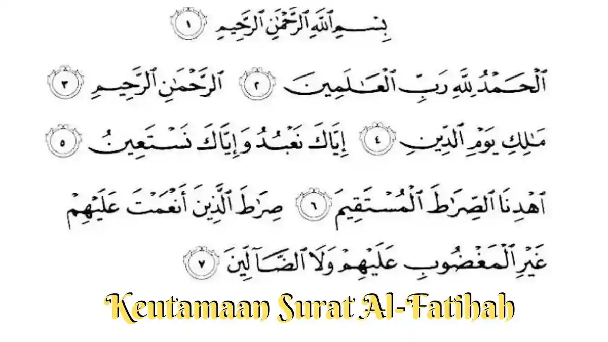 Bacaan Surat Al-Fatihah, Arab, Latin dan Terjemahan…