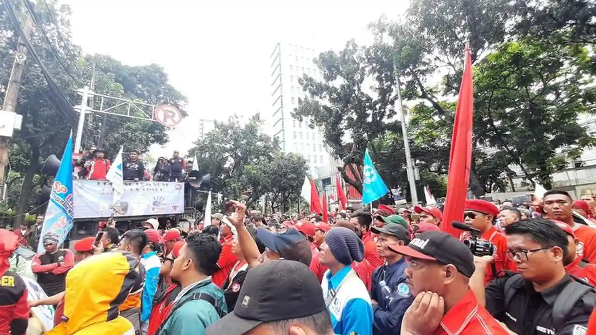 TONTON LIVE STREAMING TV One Kondisi Demo Hari Ini di Jakarta dan Pengalihan Lalu Lintas 13 Oktober