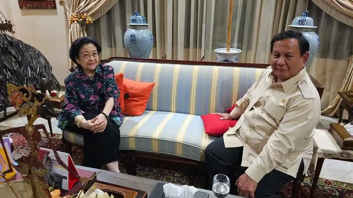 PRABOWO Bertemu Megawati, De Gadjah Kagum & Harap Menular di Bali, Sinyal Politik Bersatu?