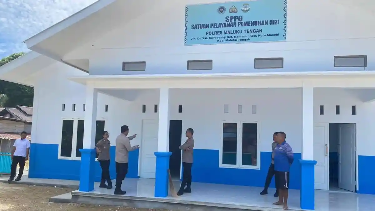 Setahun Pasca Diluncurkan, ‎Polres Malteng Akhirnya Resmi Miliki Dapur MBG