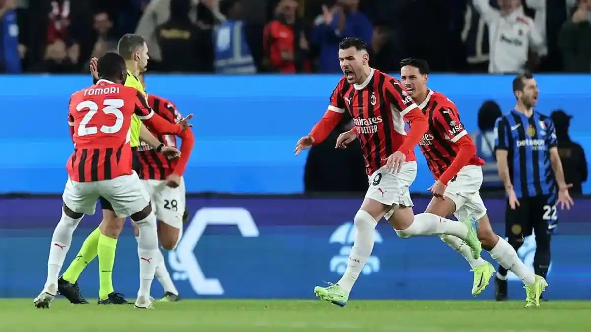 Hasil Supercoppa Italiana, AC Milan Angkat Trofi ke-50 berkat Comeback Kedua Sergio Conceicao