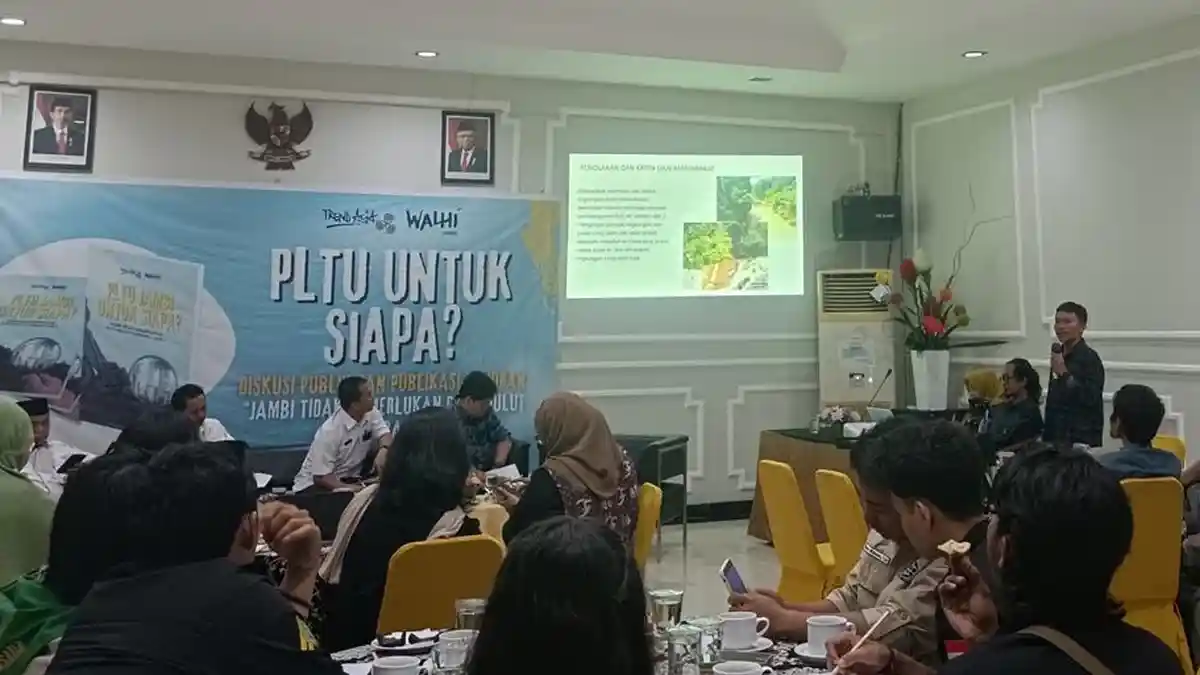 Diskusi Publik PLTU Jambi, Walhi Jambi dan Trend Asia Menilai Berpotensi Merusak Lingkungan