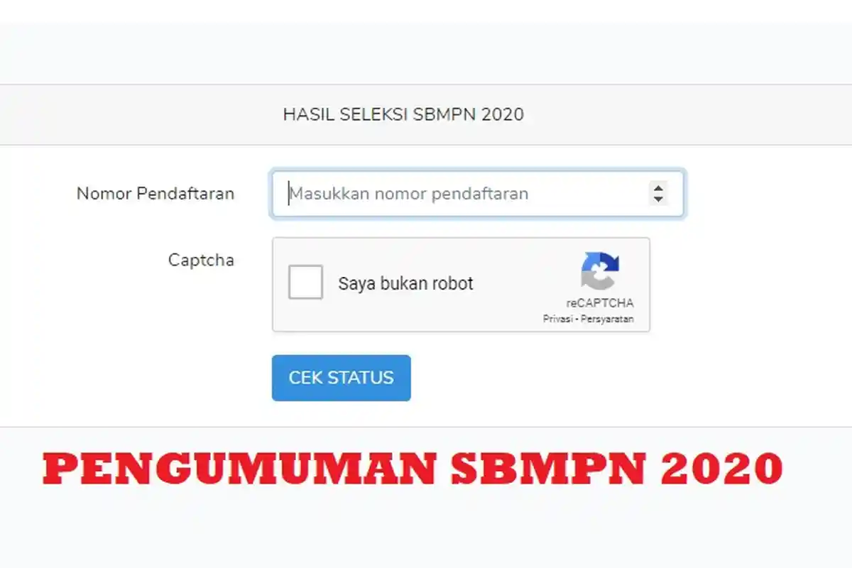 Sudah Bisa Dilihat Pengumuman SBMPN 2020, LOGIN via sbmpn.politeknik.or.id Siapkan Hal Penting ini