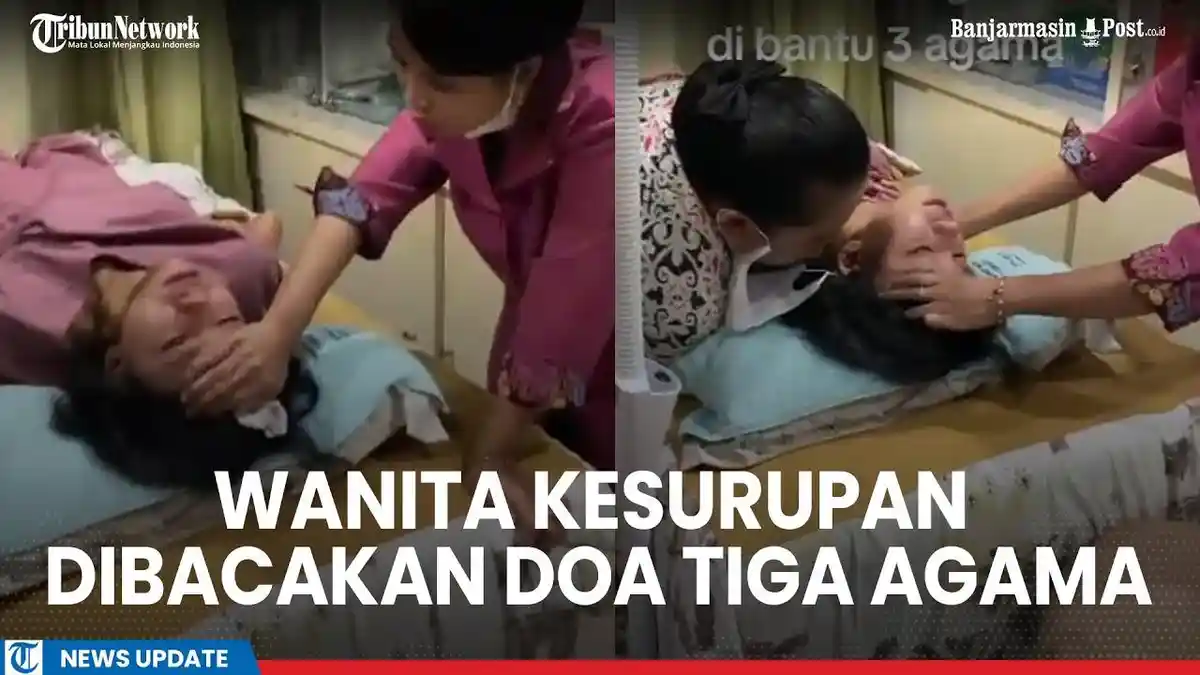 MOMEN Wanita Diduga Kesurupan di Tempat Kerja, Langsung Diobati dengan Doa dari 3 Agama