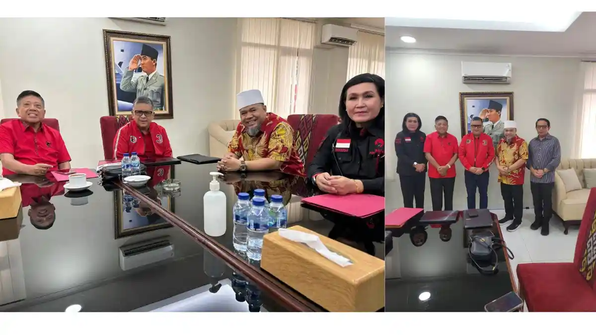 Sekjen PDIP Hasto Undang Helmi Hasan, Singgung Koalisi PAN-PDIP di Pilkada