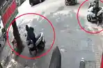 Terekam CCTV, Maling Sikat PCX di Warung Padang Plumpang