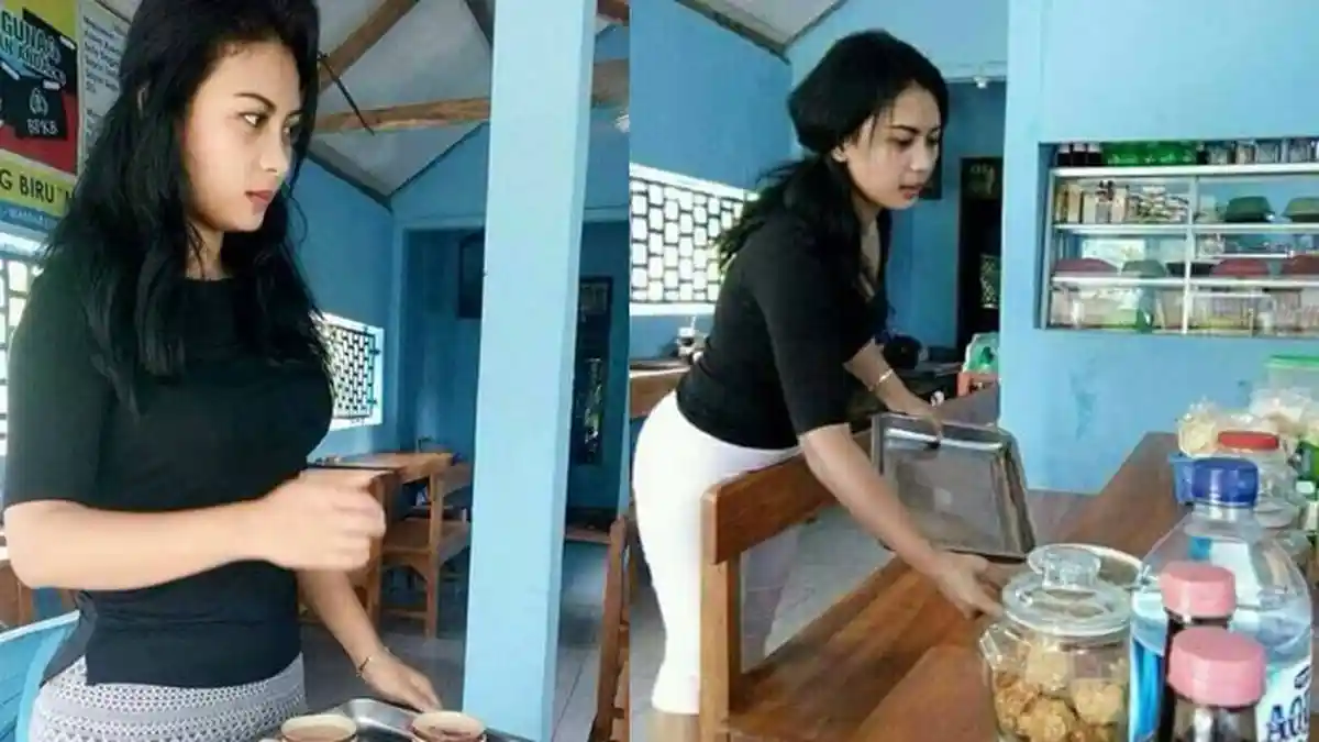 Netizen Rame 'Rasan-rasan' dan Ingin Buktikan Keberadaan Penjaga Warkop Cantik Ini