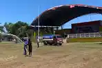 Jaga Kondisi Lapangan Paskibra, Damkar Barru Siapkan 5 Ton Air untuk Penyiraman Rumput