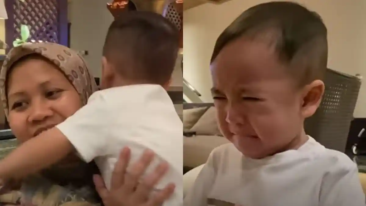 Kaki Sus Rini Cedera Akibat Terpeleset, Rayyanza Nangis Lihat Pengasuhnya Fisioterapi, Tak Tega