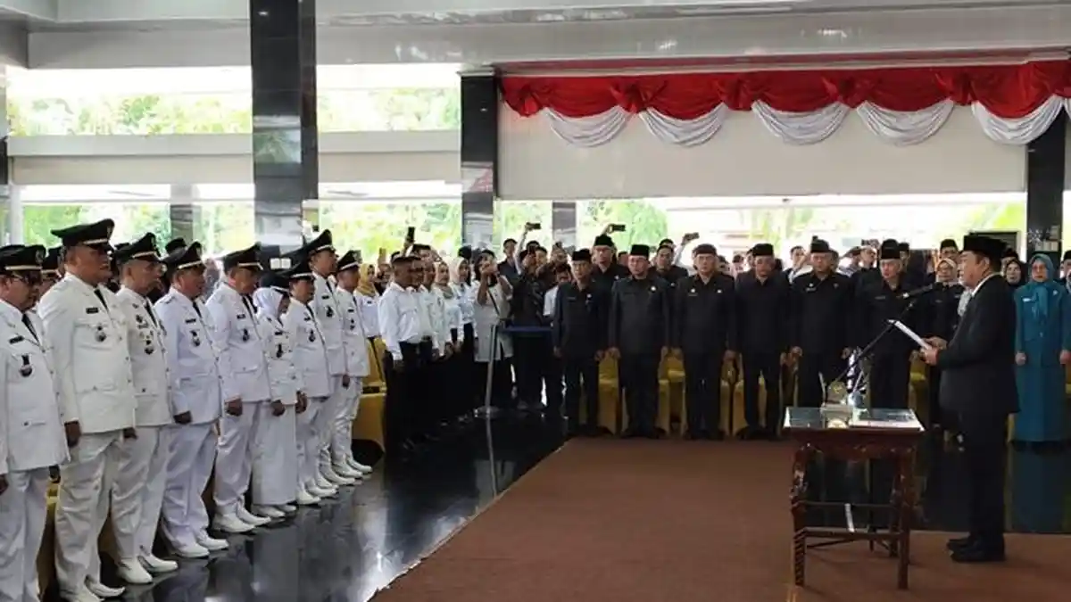 Bupati Lantik Armada Baru Pemkab Muba,  Ingatkan Jangan Ada  Pungli