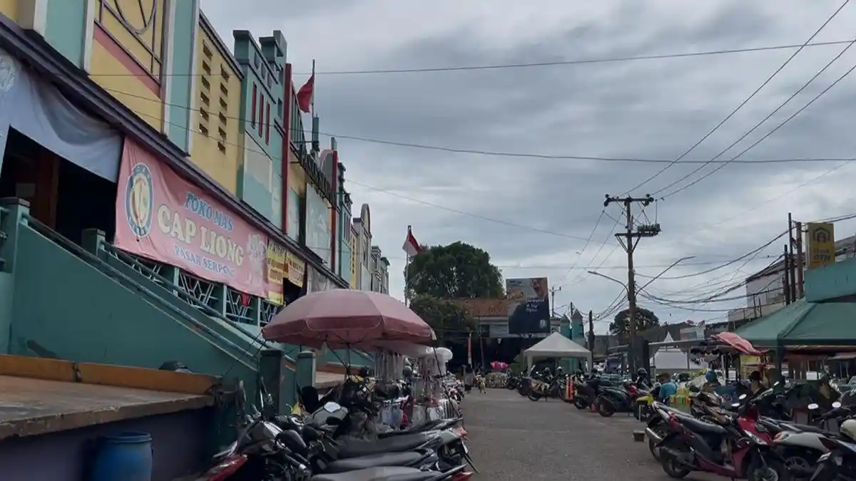 Kewajiban Parkir Berbayar Diduga Sebabkan Sepinya Pasar Serpong Tangsel 
