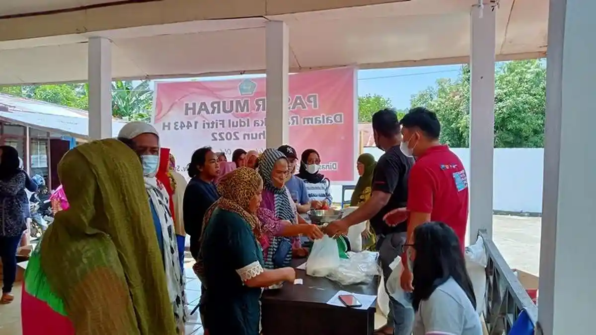 Operasi Pasar Murah Dilaksanakan, Warga Kotabunan Boltim Bersyukur