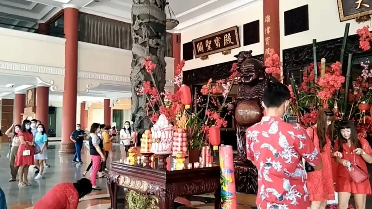 Perayaan Imlek di Maha Vihara Maitreya Lebih Sederhana, Pengurus Minta Warga Patuhi Prokes