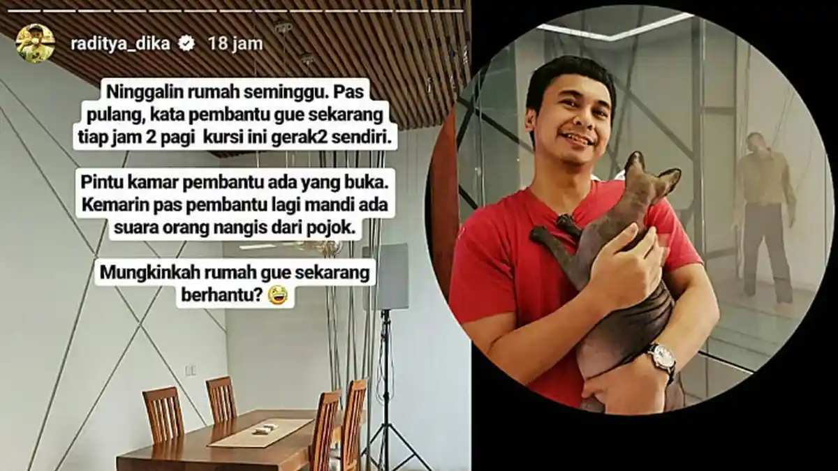 Gelar Pengajian, Frekuensi Penampakan Hantu di Rumah Raditya Dika Berkurang