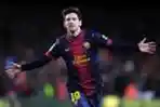 Lionel Messi celebrates