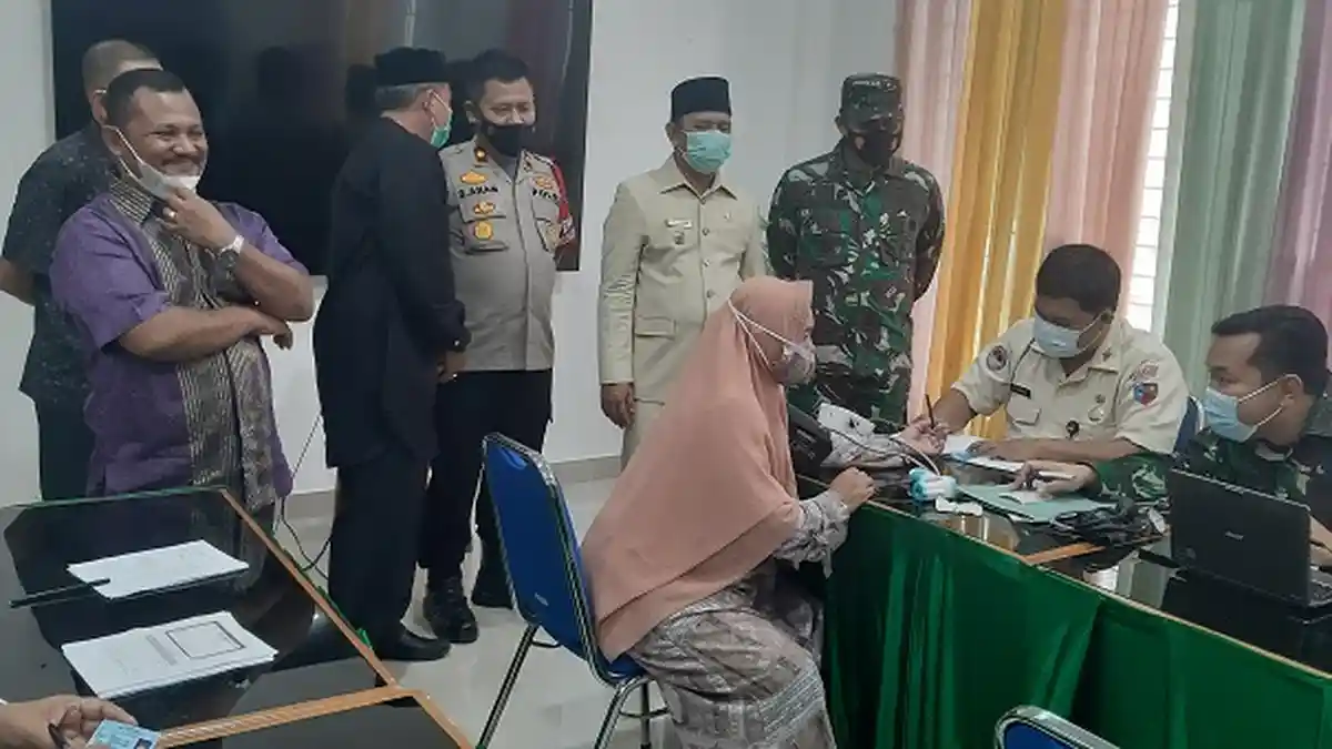 Animo Guru di Aceh Besar untuk Ikut Vaksinasi Massal Cukup Tinggi